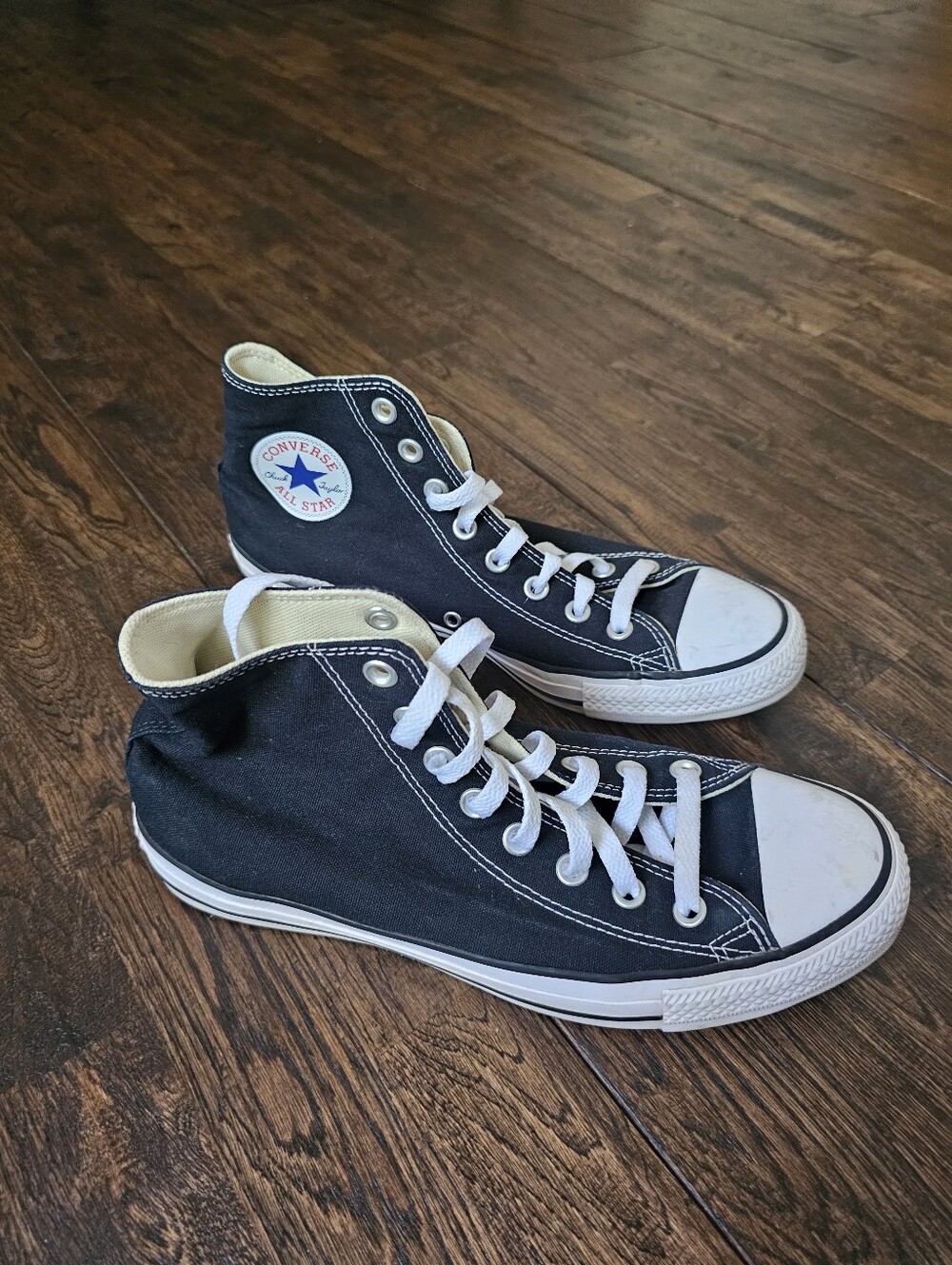 Converse Womens Black High Tops Size 10